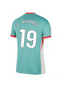 Atletico Madrid Julian Alvarez #19 Voetbaltruitje Uit tenue 2024-25 Korte Mouw